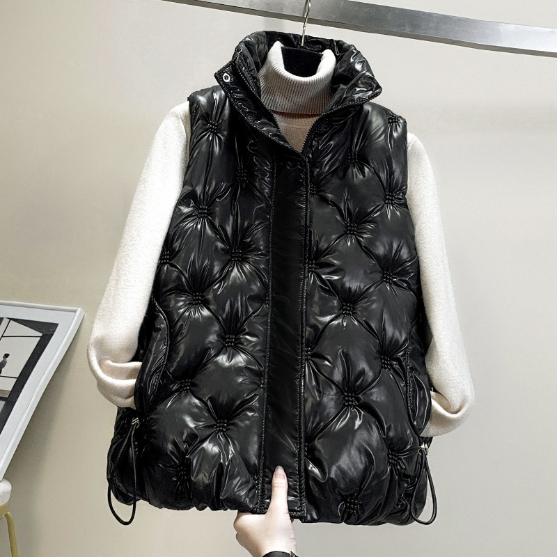 Puffer Vest Padded - 2025 New Down Cotton Waistcoat Womens
