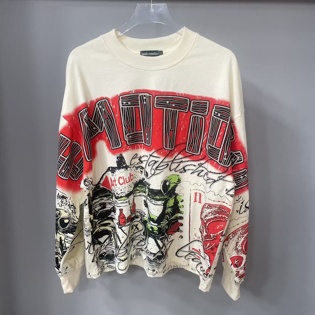 Street For Fashion - High Quality Designer MIXED-EMOTION Long sleeved