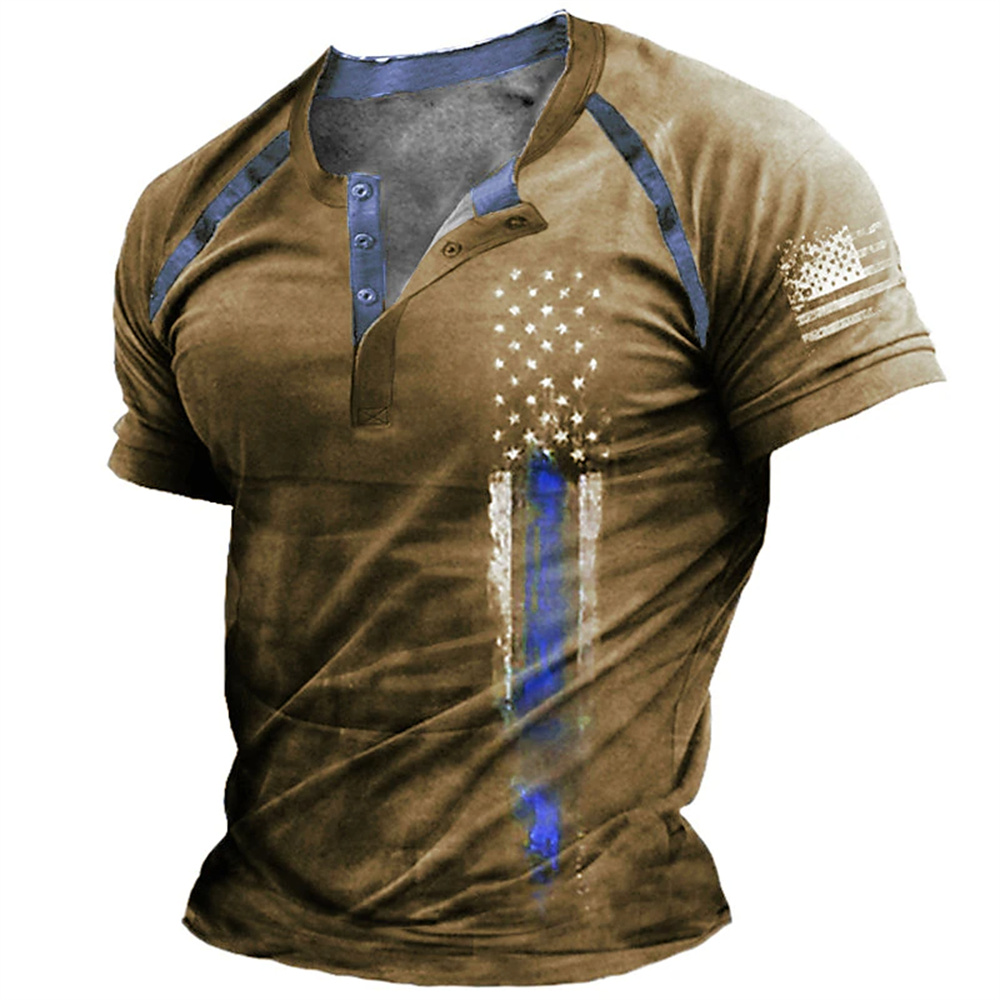 Street Fashion Clothing - Funny 3D American Flag Print Men's