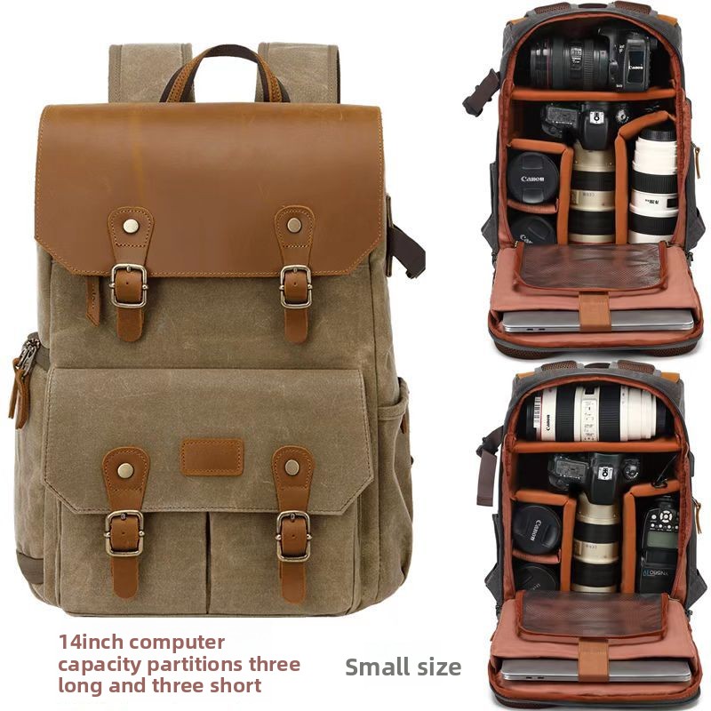 Street Fashion Photography - Leisure travel street dual-shoulder bag photography