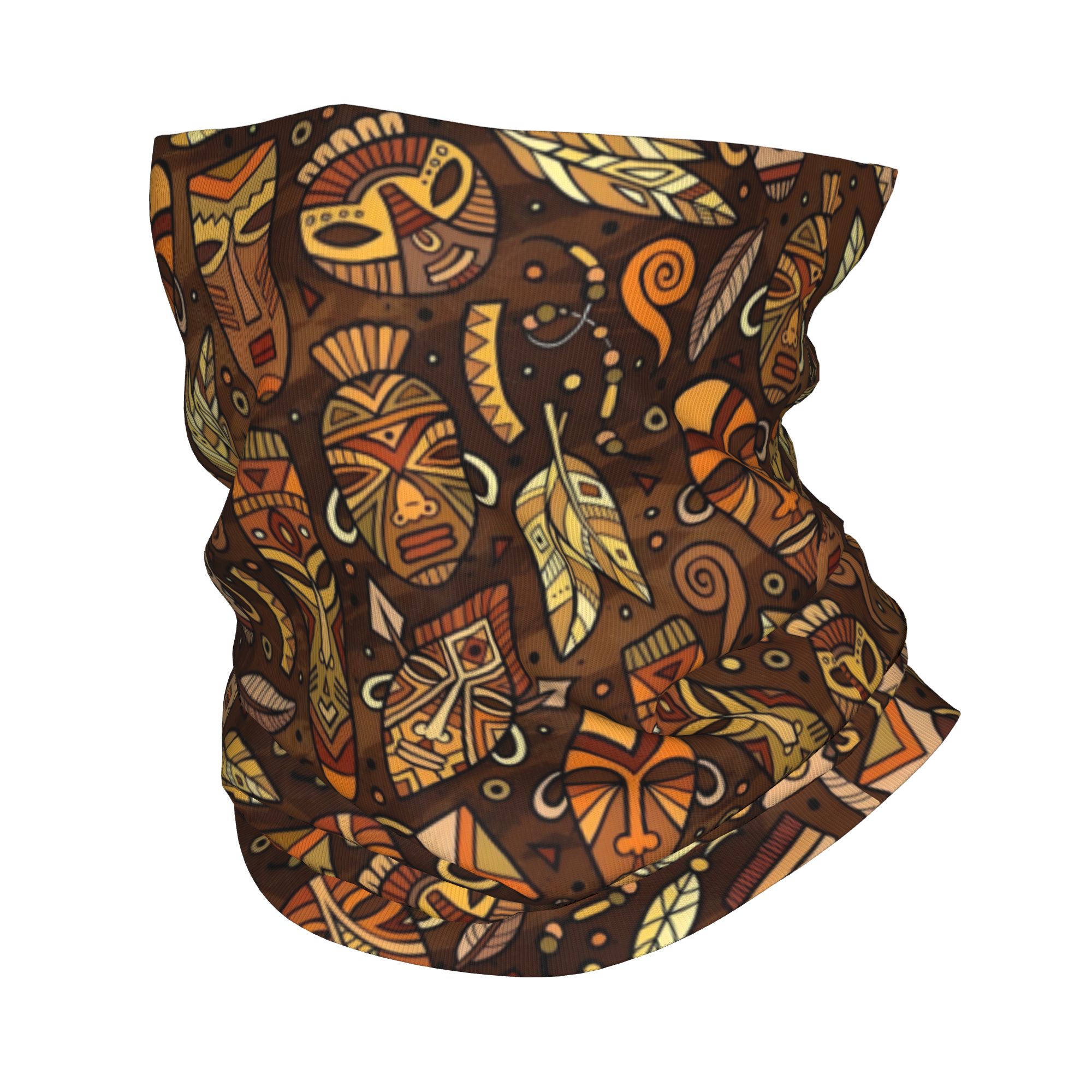 Balaclava Face Mask - Custom Tribal Mask Pattern Bandana Neck