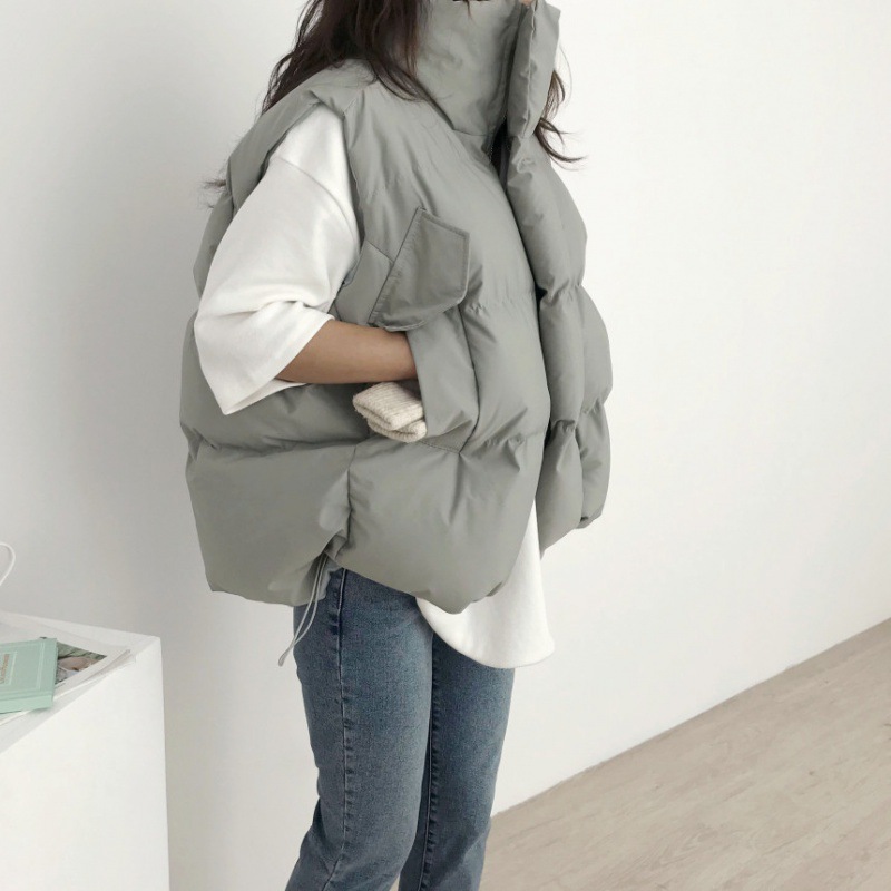 Puffer Vest Padded - Women's Cotton-padded Jacket 2025 Winter New