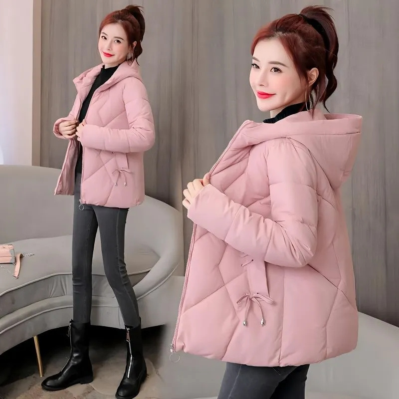 Puffer Vest Padded - Parkas Women Coat Jacket Autumn Winter