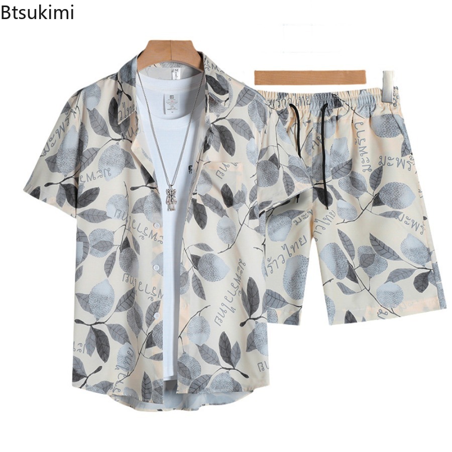 Street Fashion Outfit For Men - 3D Printed Men's Short Sleeved Shirt