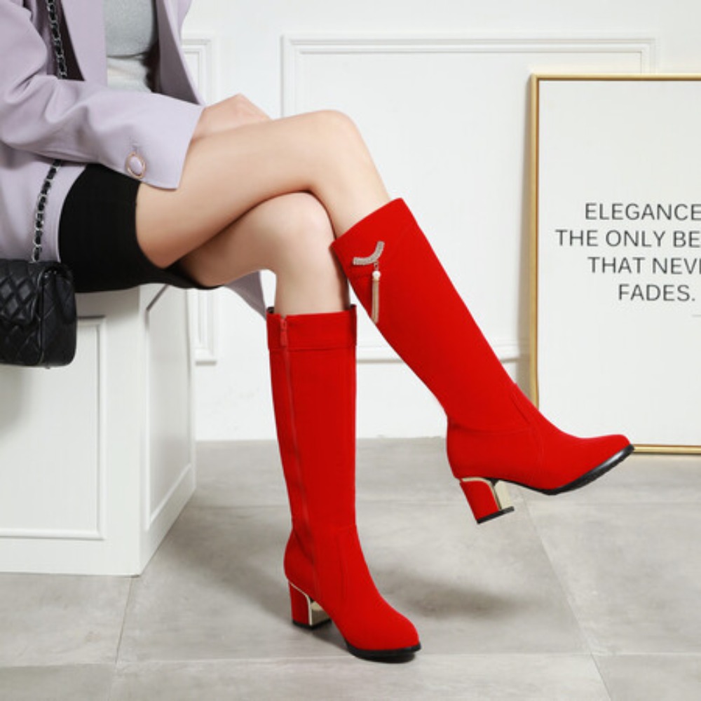 New Knee High Boots Women Shoe - Street Fashion Ladies recension och pris