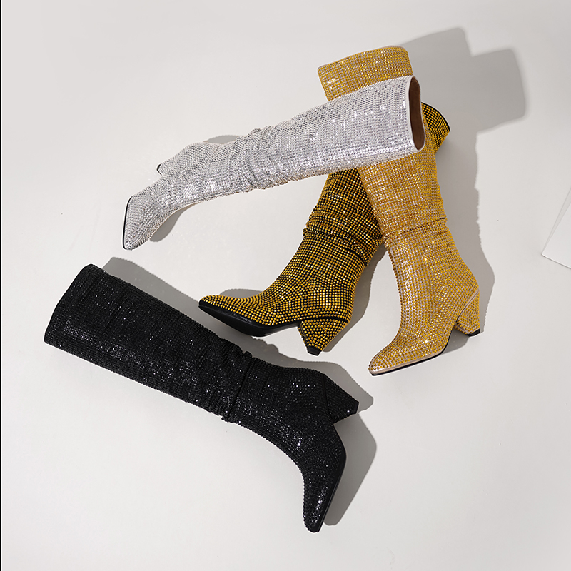 Fashion Spike Heels Crystal Lo - Street Fashion Ladies recension och pris
