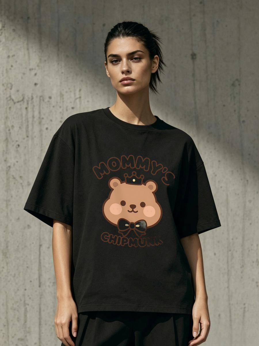 T Shirts Cotton Round Solid Co - Longline Tee Oversized recension och pris