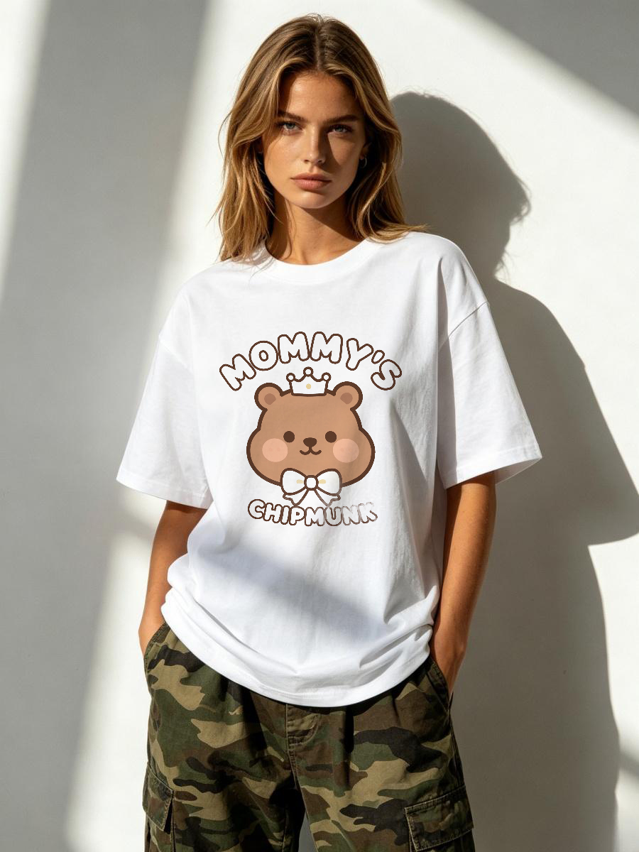 T Shirts Cotton Round Solid Co - Longline Tee Oversized recension och pris
