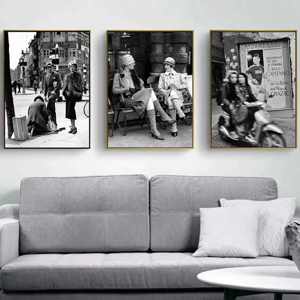 Fashion Black And White Vintag - Street Fashion Photography recension och pris