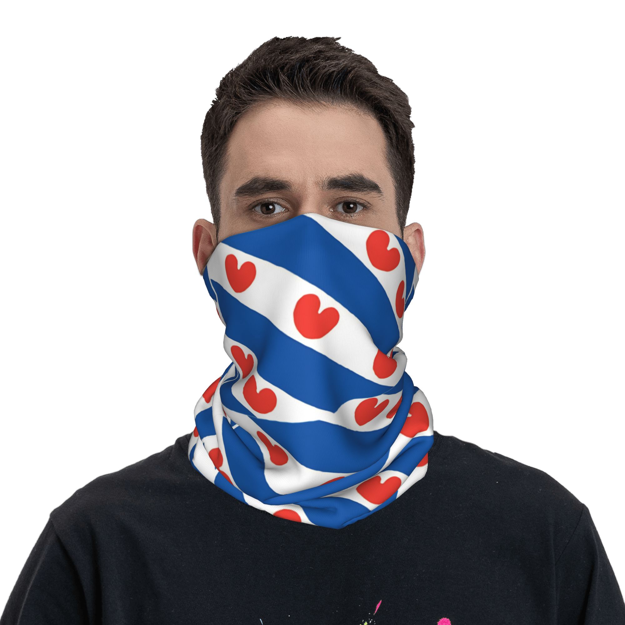 Friesland Flag Bandana  Vintag - Balaclava Face Mask recension och pris