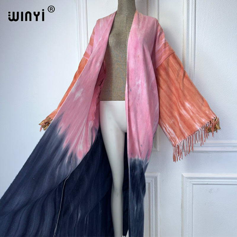 WINYI Tie-dyed winter tassel c - Street Fashion Dubai recension och pris