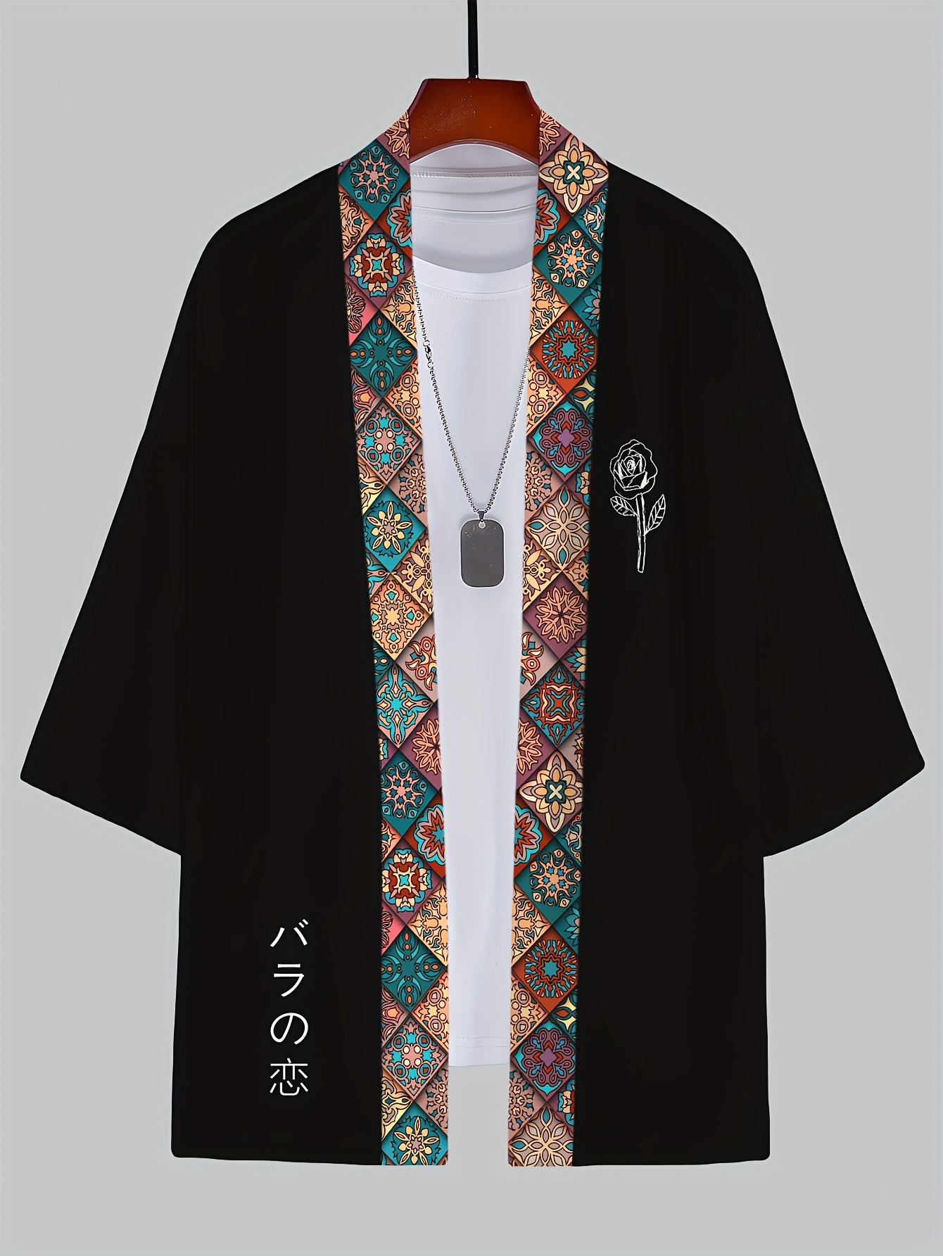 2026 Summer Men's Kimono 3D Pr - Street Fashion Clothing recension och pris