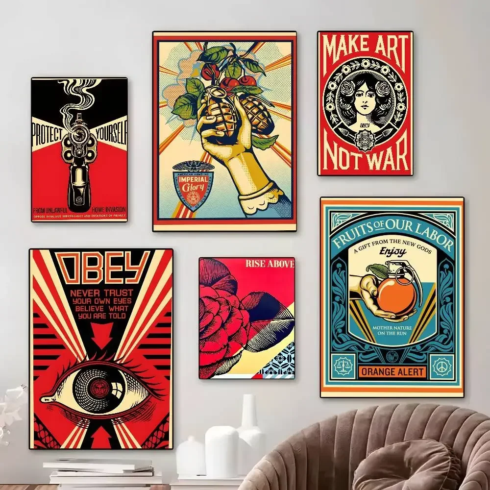 Vintage Shepard Fairey Art Str - Street Fashion Wallpaper recension och pris