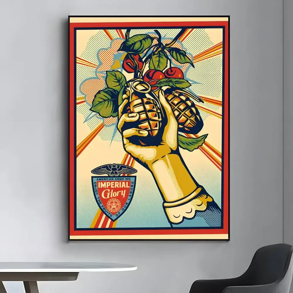 Vintage Shepard Fairey Art Str - Street Fashion Wallpaper recension och pris