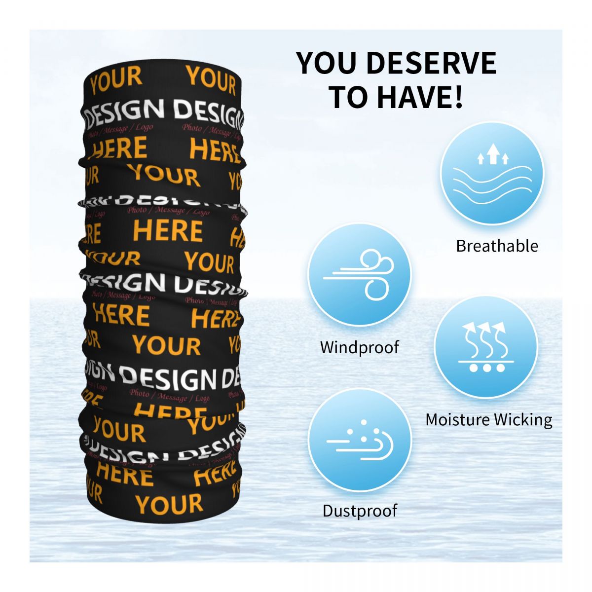 Custom Your Design Here Bandan - Balaclava Face Mask recension och pris