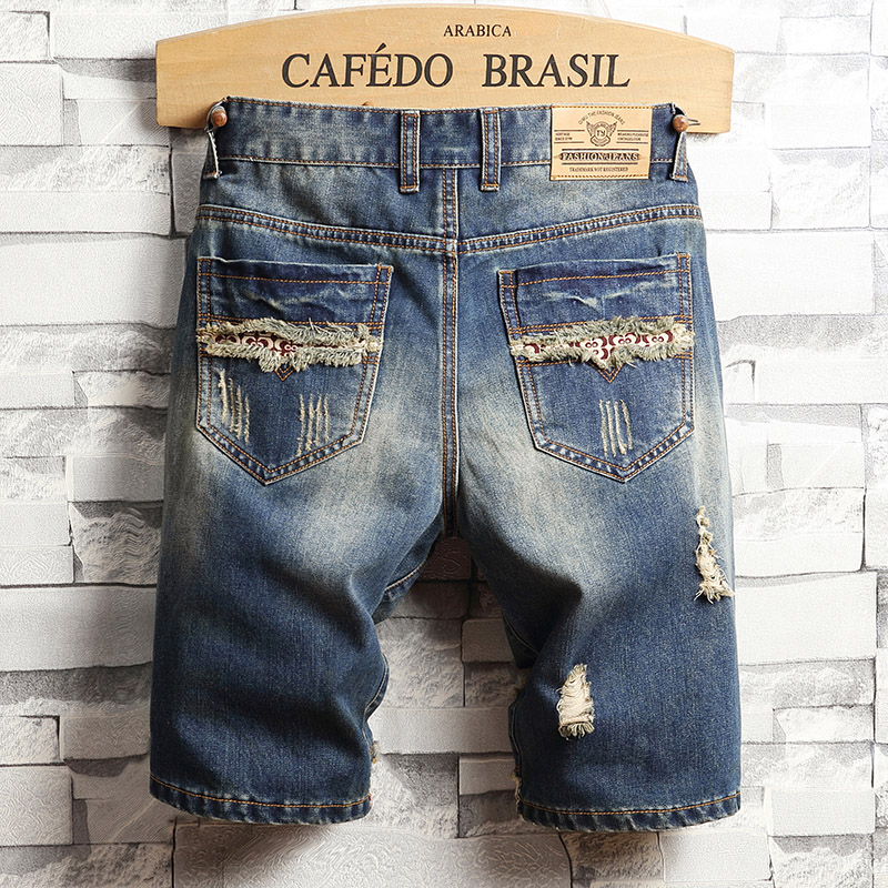 Ripped Hip-hop Denim Shorts Me - Street Fashion Types recension och pris