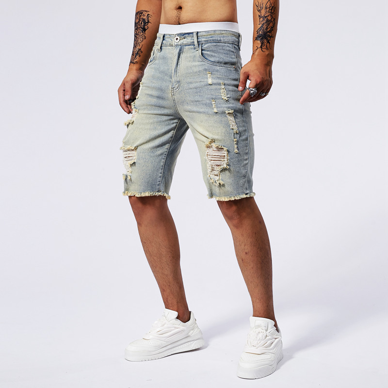 2025 Summer New Men's Ripped D - Street Fashion Men 2025 recension och pris