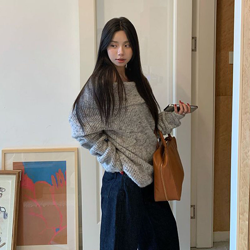 Elegant Off Shoulder Slash Nec - Street Fashion In Korea recension och pris