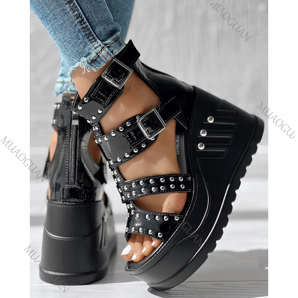 Fashion Women Peep Toe Black S - Street Fashion Women recension och pris