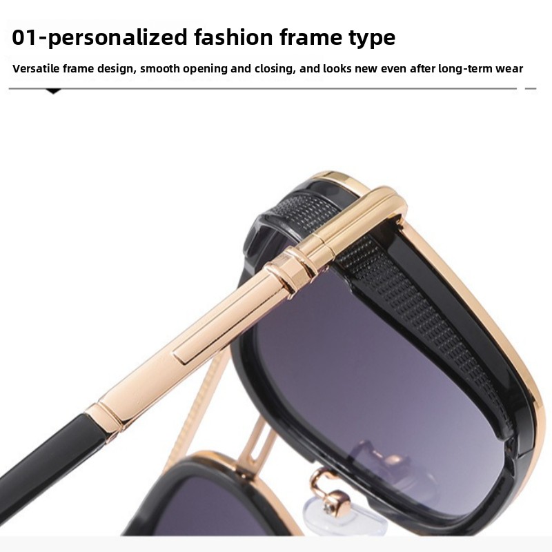Retro Oval-framed Sunglasses M - Street Fashion Photography recension och pris