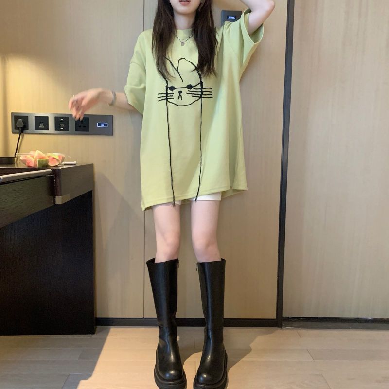 2023 Summer Fashion Minimalist - Longline Tee Oversized recension och pris