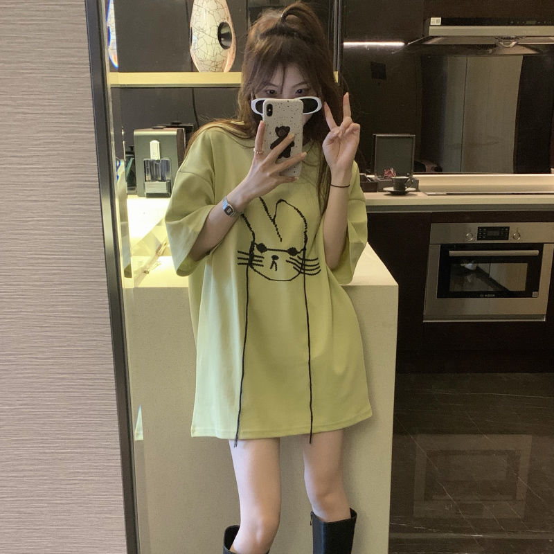 2023 Summer Fashion Minimalist - Longline Tee Oversized recension och pris