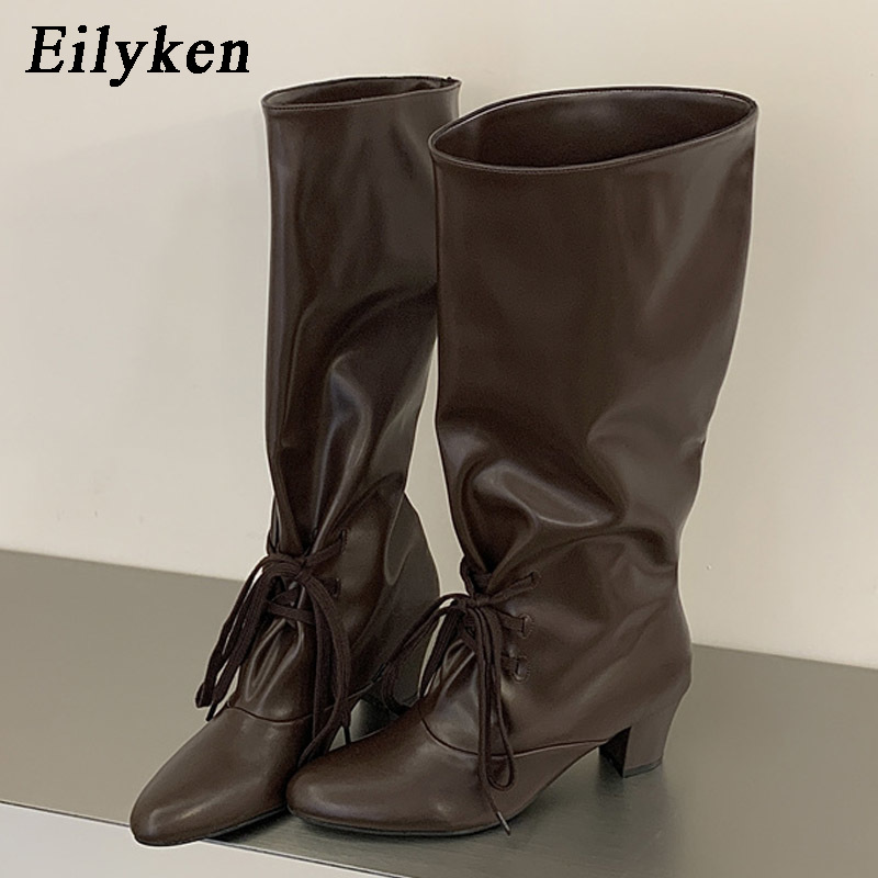 Eilyken Winter Fashion Lace Up - Street Fashion Ladies recension och pris