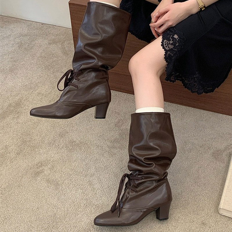 Eilyken Winter Fashion Lace Up - Street Fashion Ladies recension och pris