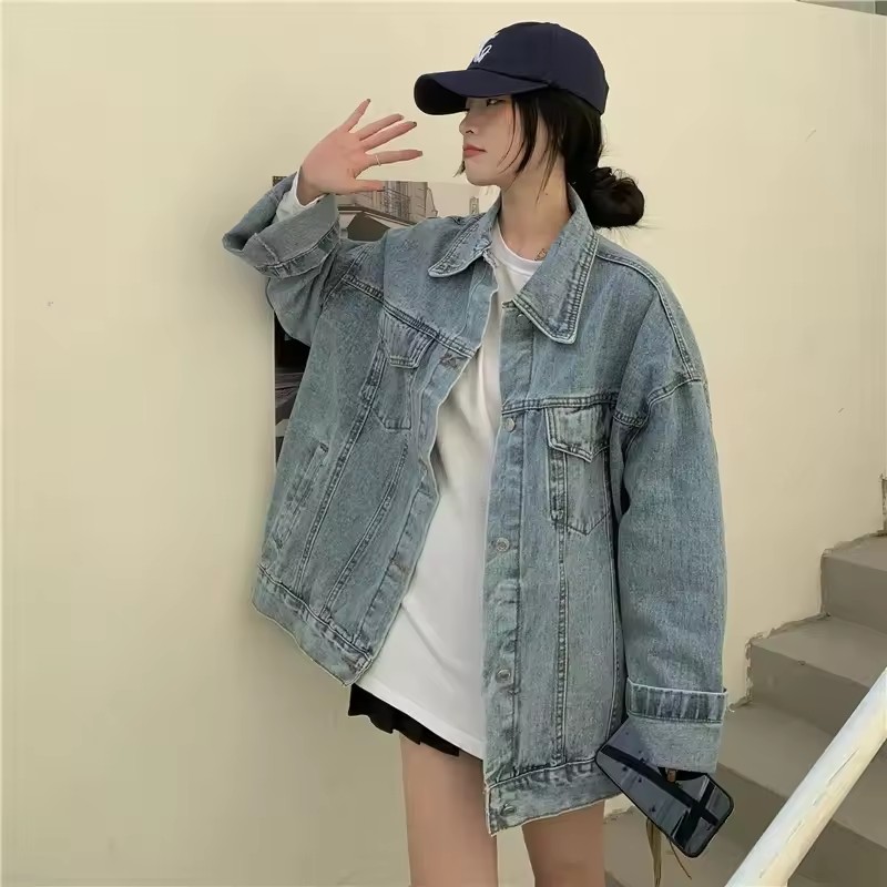 2025 New Fashion Denim Jacket  - Street Fashion In Korea recension och pris