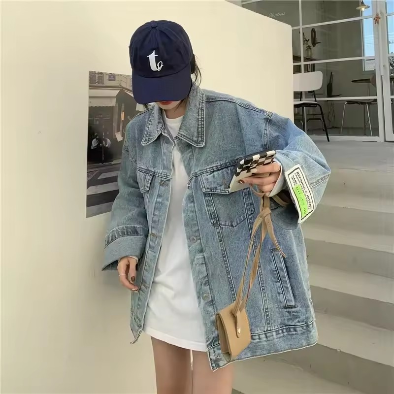2025 New Fashion Denim Jacket  - Street Fashion In Korea recension och pris