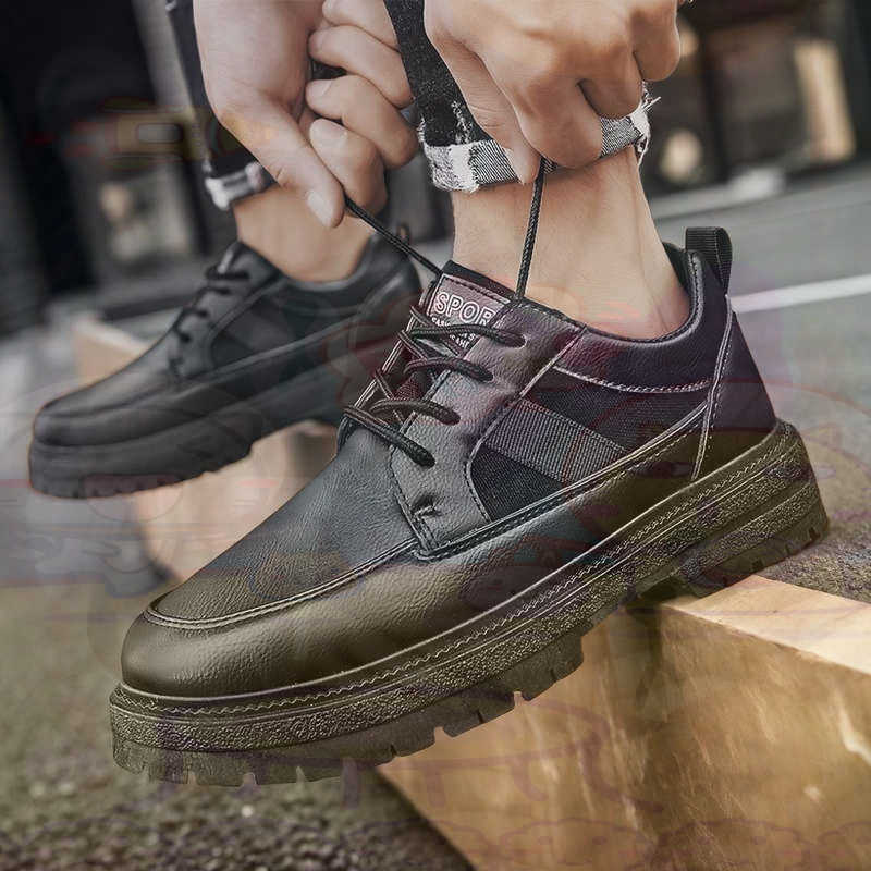 Dark Natural Leather Fashion T - Street Fashion Uk recension och pris