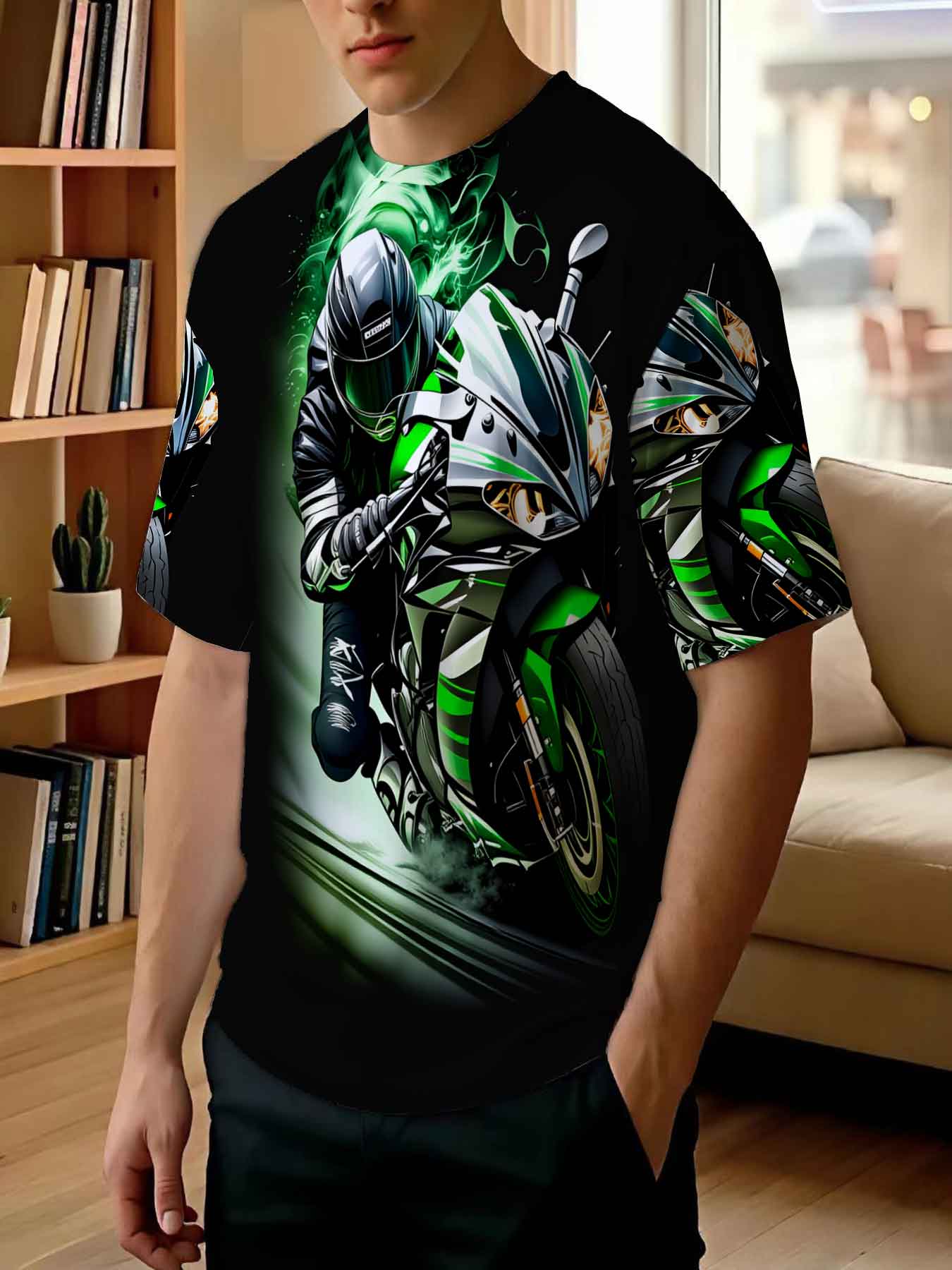 2026 new printed T-shirt  Men' - Street Fashion Culture recension och pris