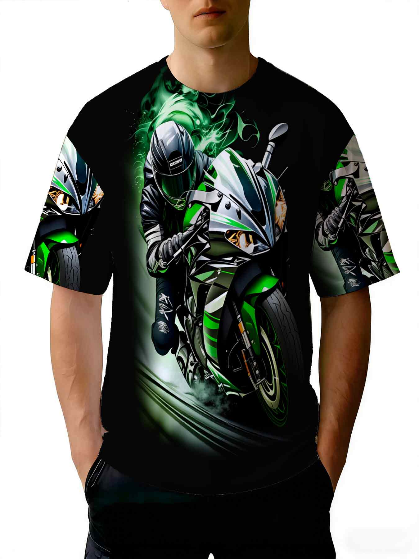 2026 new printed T-shirt  Men' - Street Fashion Culture recension och pris