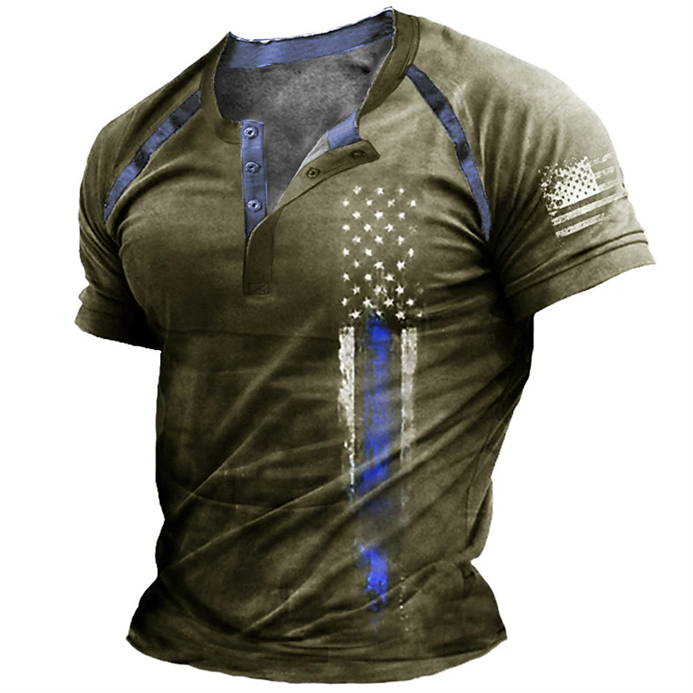 Funny 3D American Flag Print M - Street Fashion Clothing recension och pris