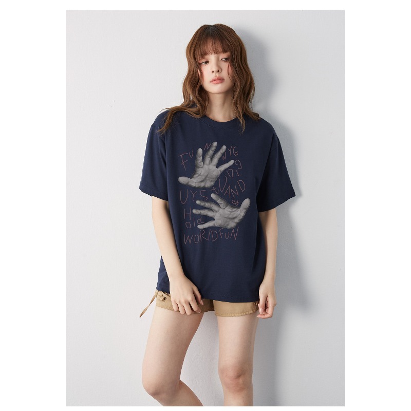FUNNY GUY American Retro T-shi - Street Fashion For Short Guys recension och pris