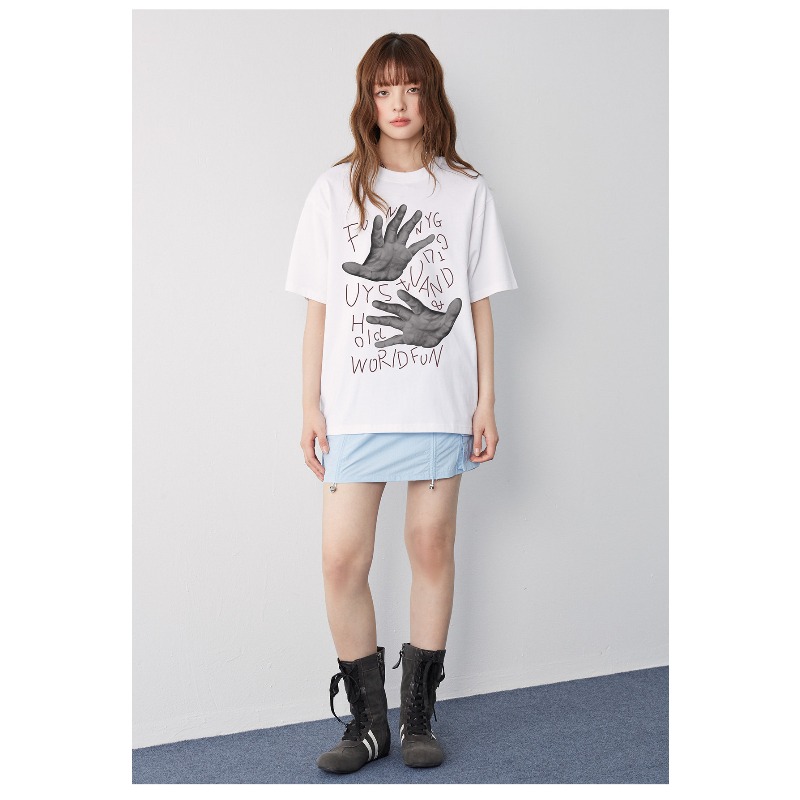 FUNNY GUY American Retro T-shi - Street Fashion For Short Guys recension och pris