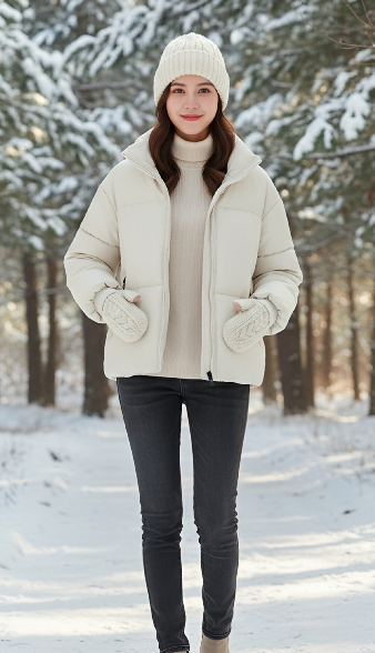 Parkas Women Coat Jacket Autum - Puffer Vest Padded recension och pris