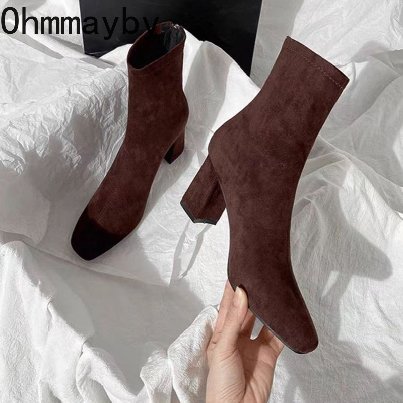 Autumn Winter Square Toe Woman - Street Fashion Rome recension och pris