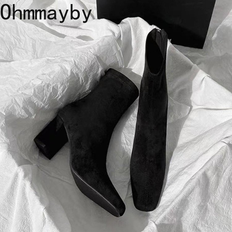 Autumn Winter Square Toe Woman - Street Fashion Rome recension och pris