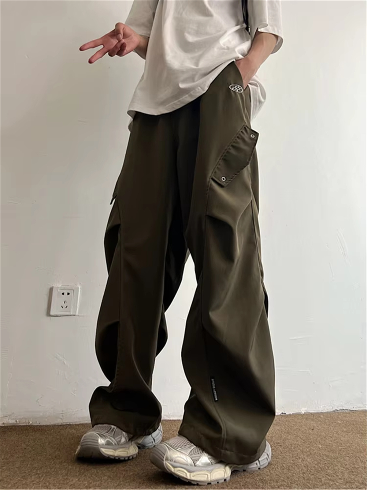 Techwear Parachute Cargo Pants - Street Fashion In Korea recension och pris