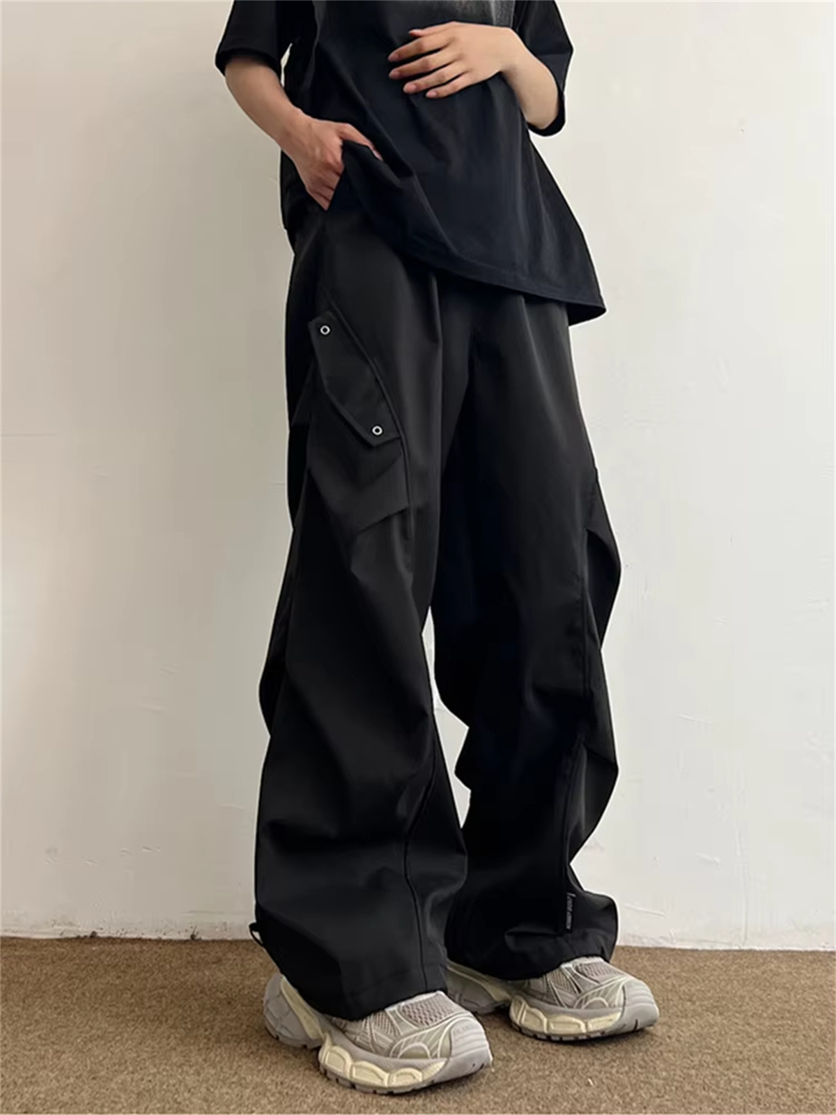 Techwear Parachute Cargo Pants - Street Fashion In Korea recension och pris