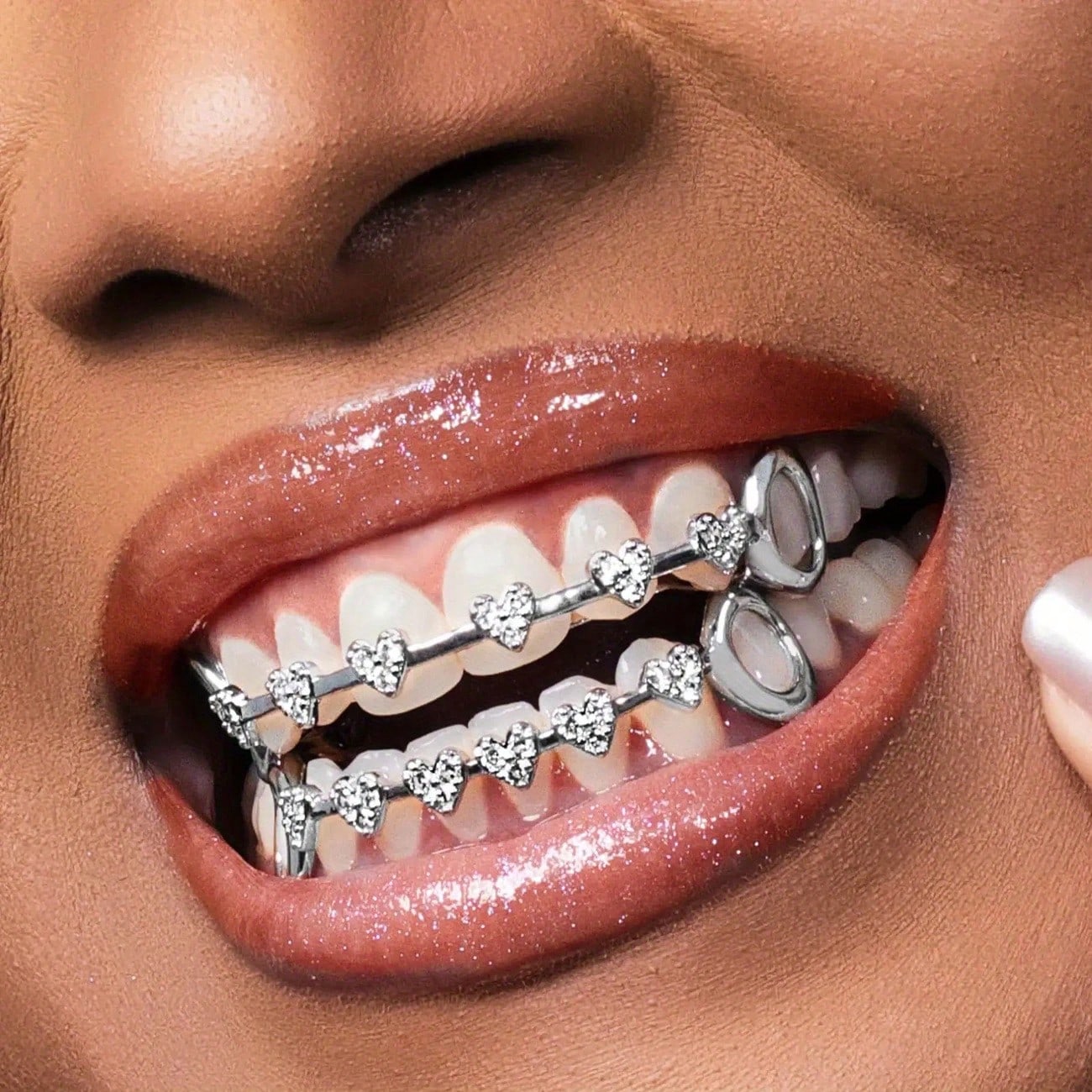 Hip-Hop  Fashion Gold Teeth Mi - Street Fashion Types recension och pris