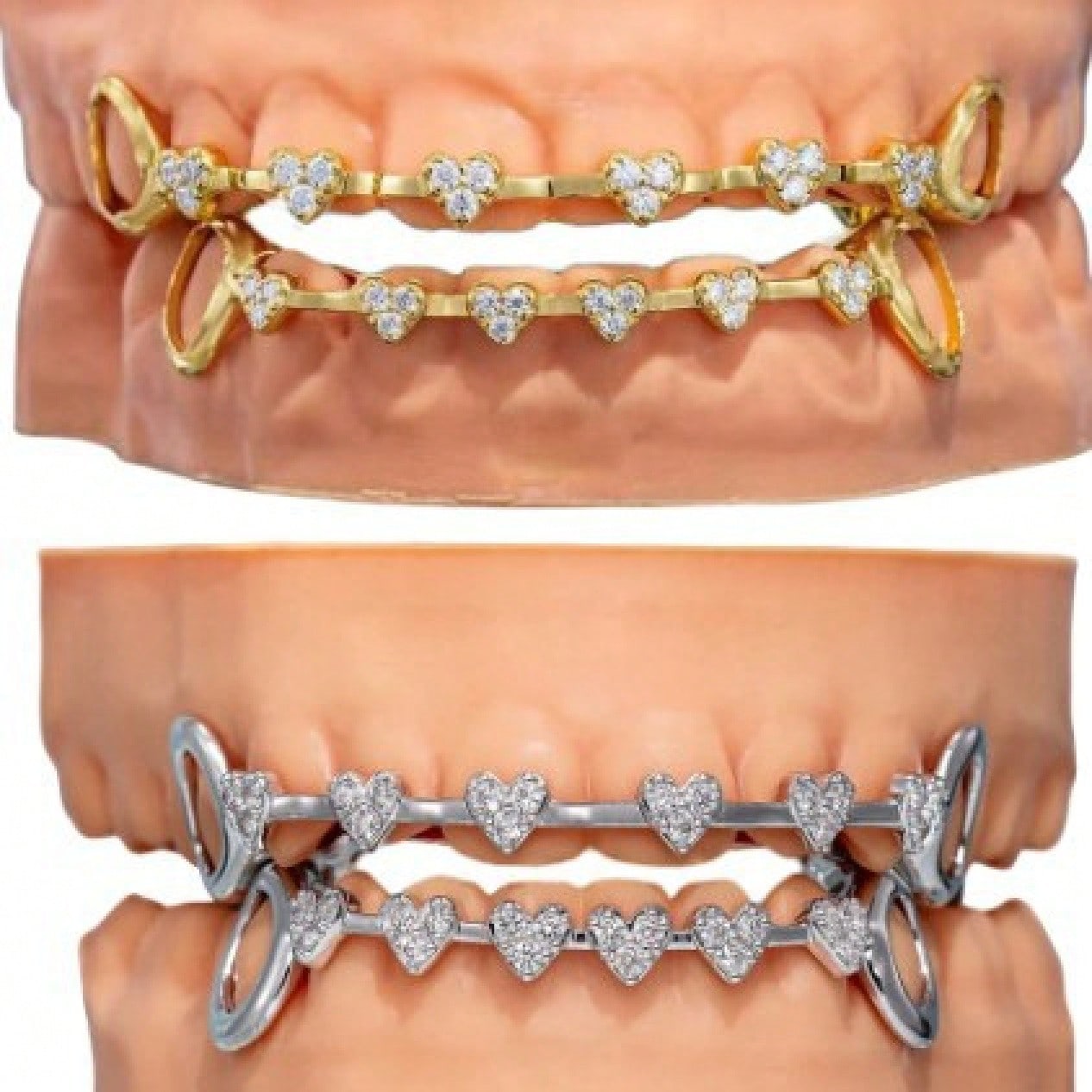 Hip-Hop  Fashion Gold Teeth Mi - Street Fashion Types recension och pris