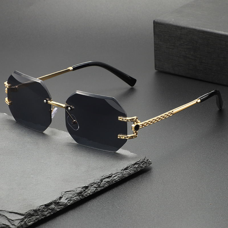 New small rectangular frameles - Street Fashion Photography recension och pris