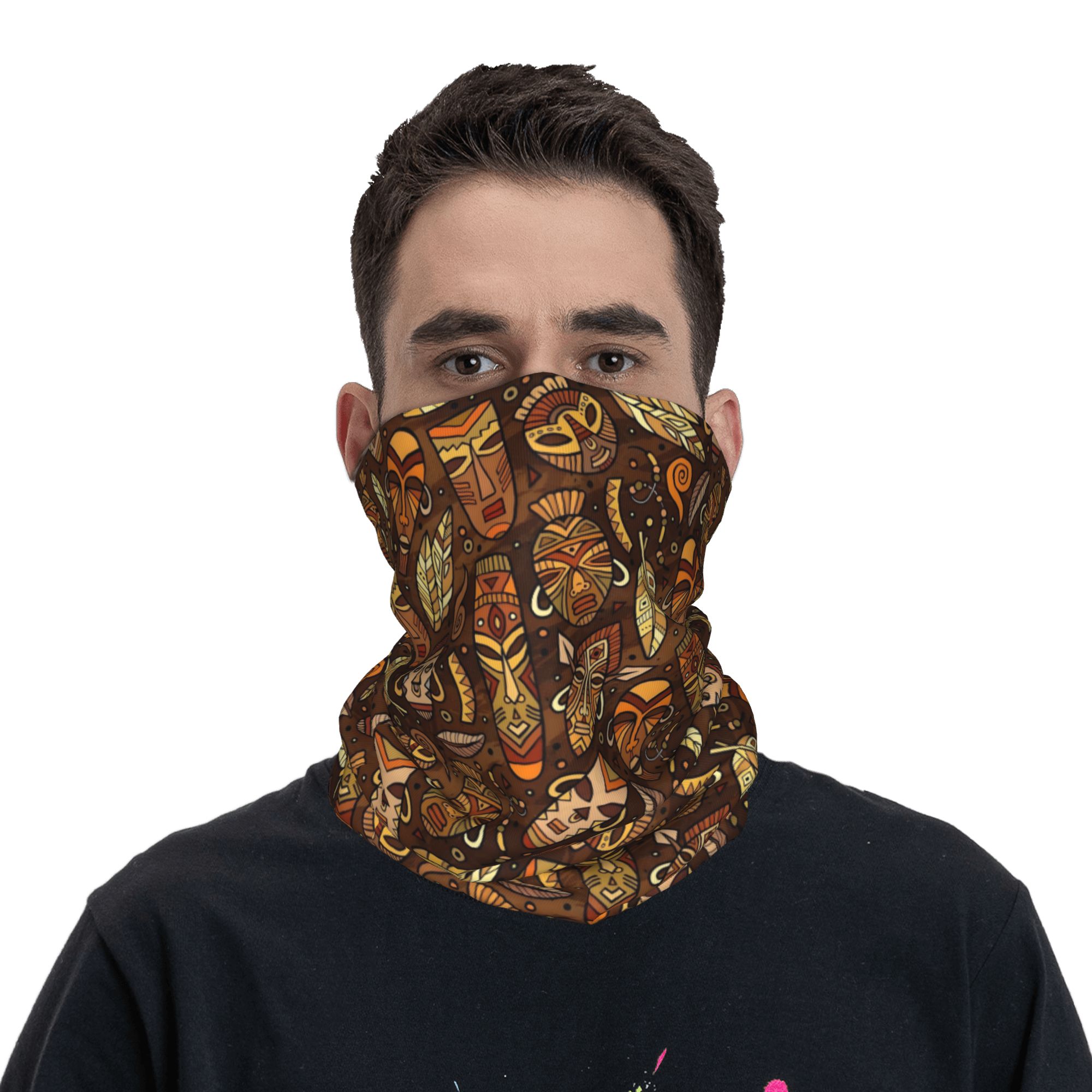 Custom Tribal Mask Pattern Ban - Balaclava Face Mask recension och pris