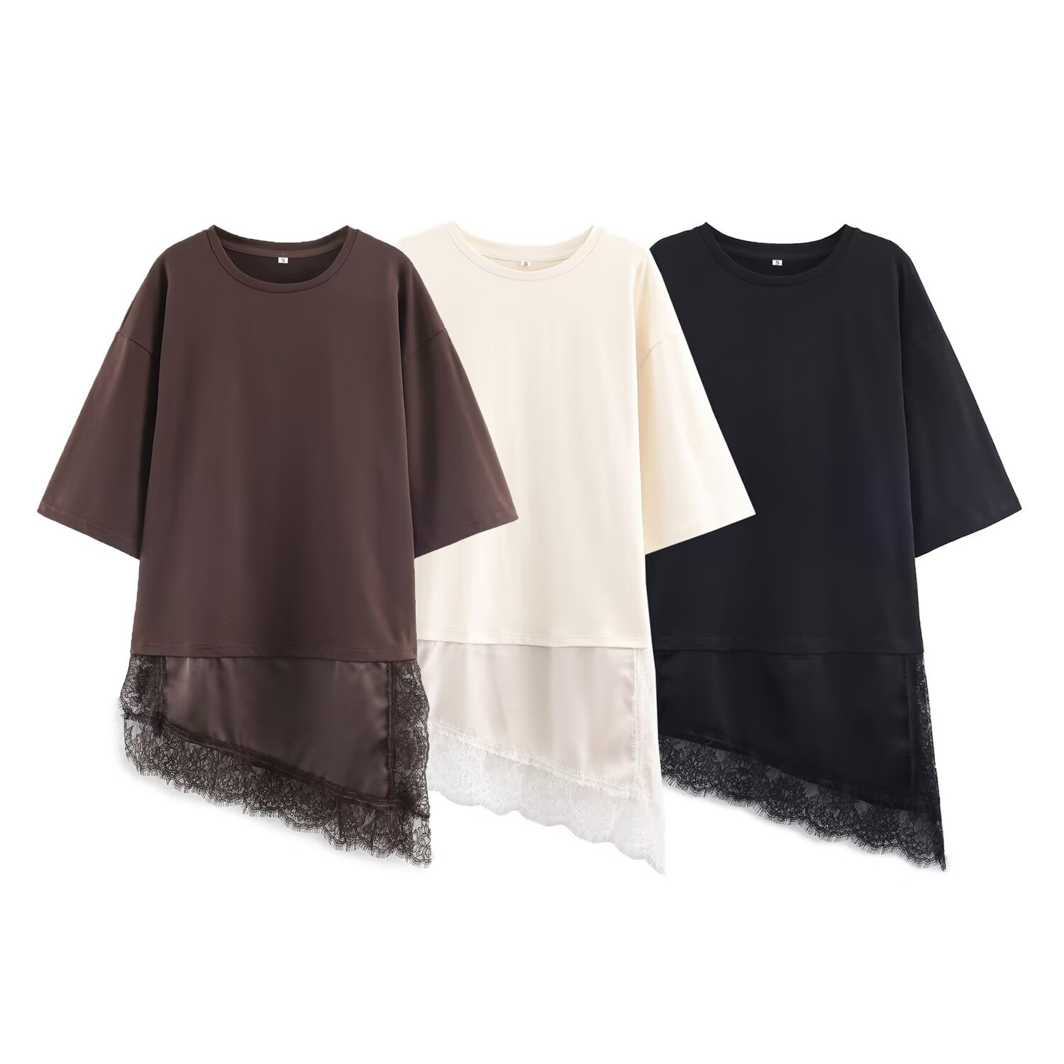 Women's Oversized Half Sleeve  - Longline Tee Oversized recension och pris