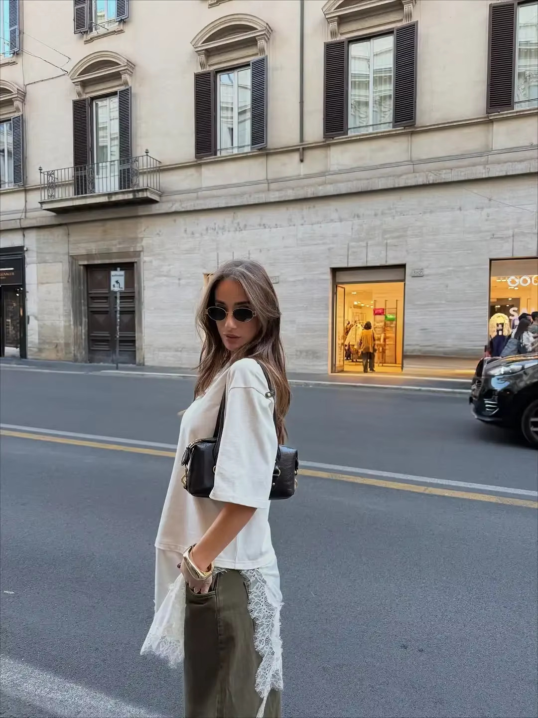Women's Oversized Half Sleeve  - Longline Tee Oversized recension och pris