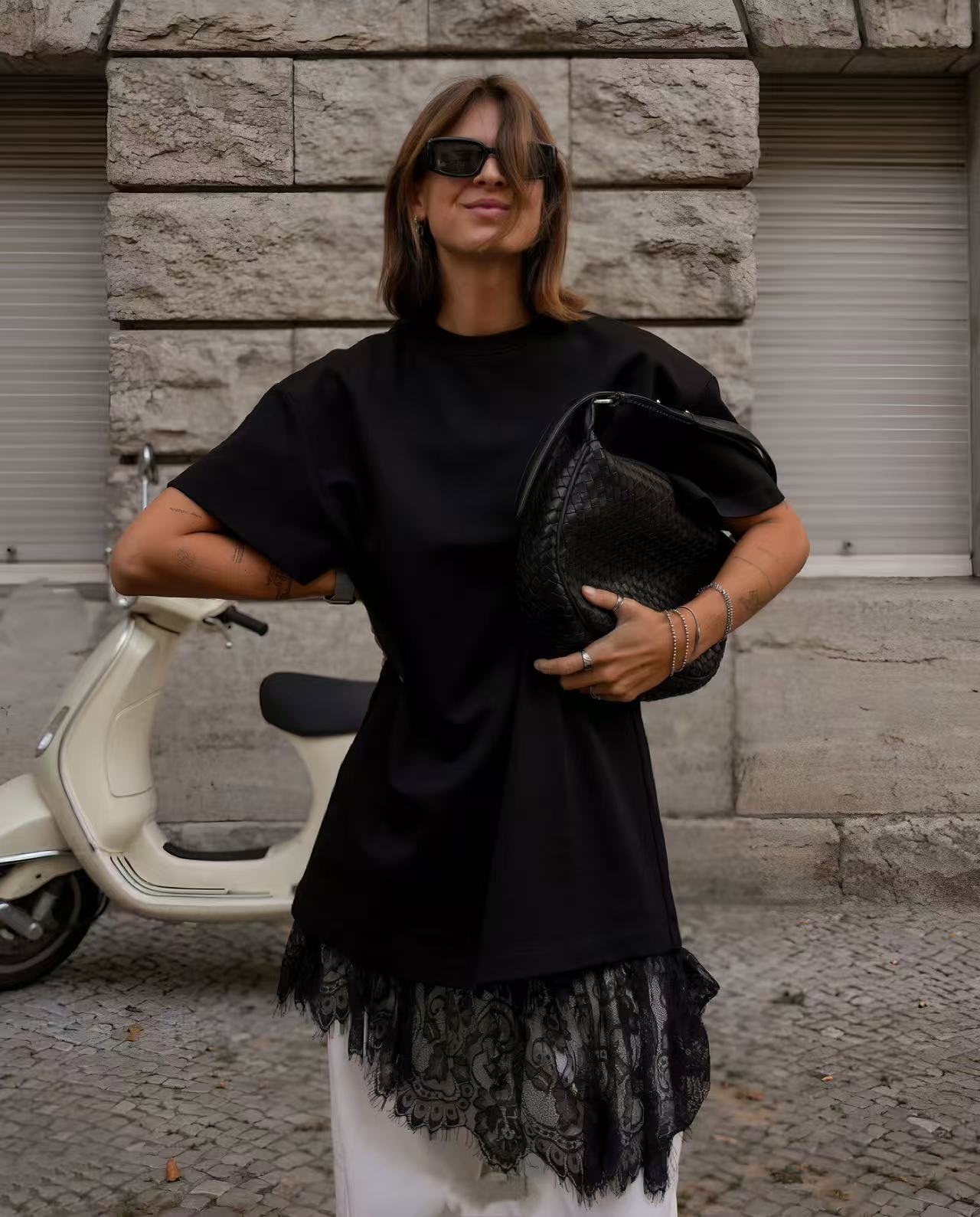 Women's Oversized Half Sleeve  - Longline Tee Oversized recension och pris