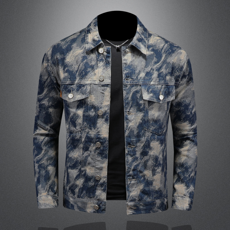 2025 Spring Vintage Denim Jack - Street Fashion Men 2025 recension och pris