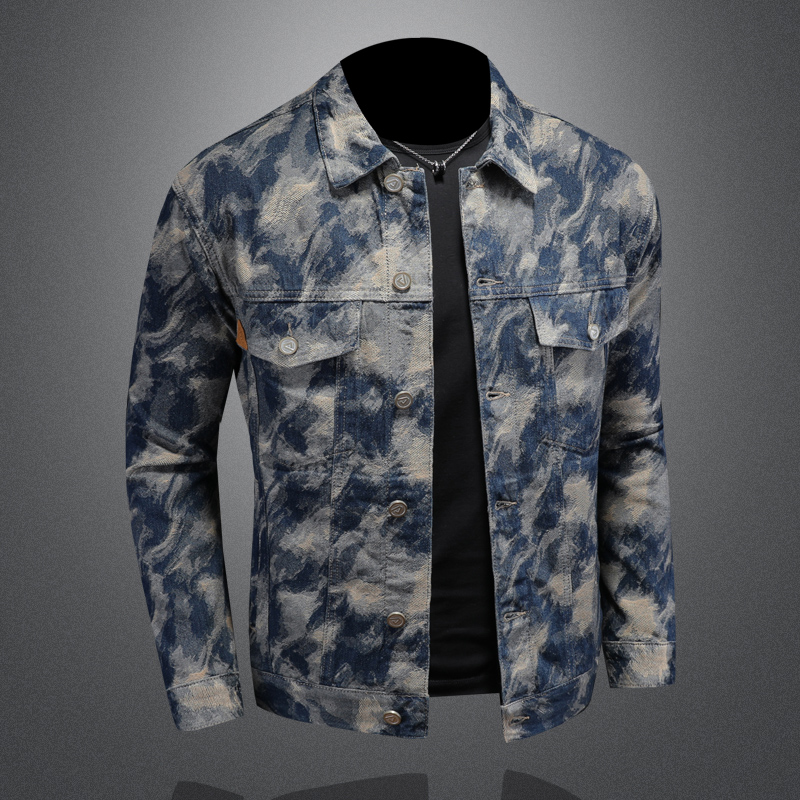 2025 Spring Vintage Denim Jack - Street Fashion Men 2025 recension och pris